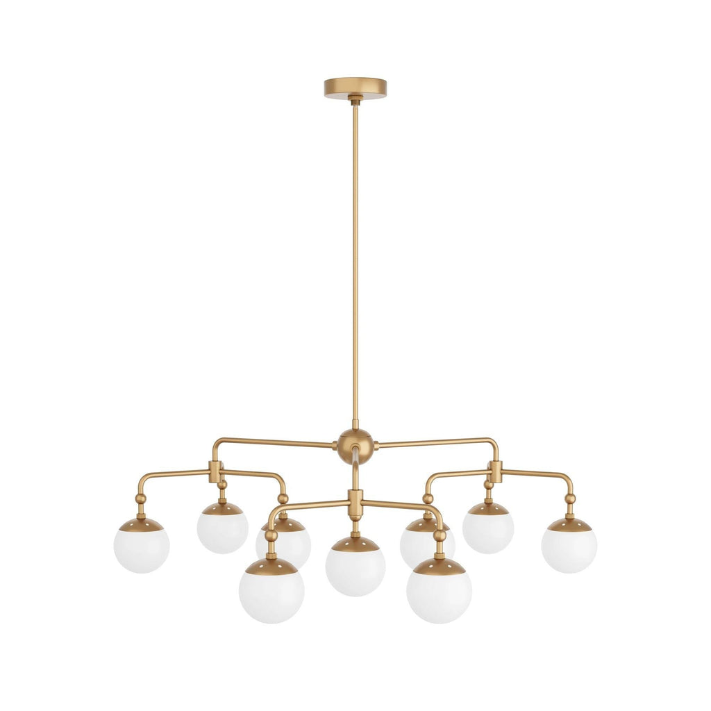 Sculptural Utica Chandelier – Gold — view 1