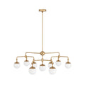 Sculptural Utica Chandelier – Gold — view 1