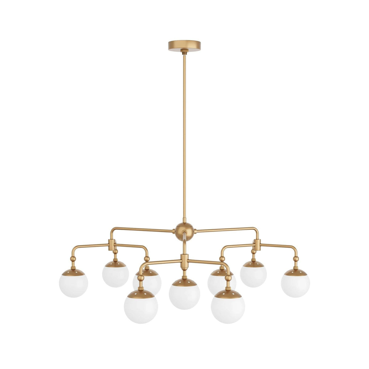 Sculptural Utica Chandelier – Gold — view 1
