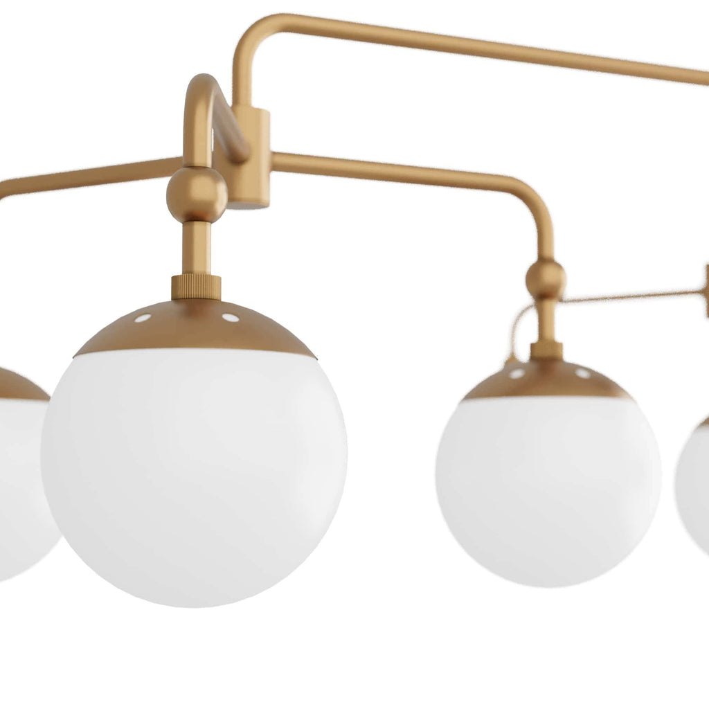 Sculptural Utica Chandelier – Gold — view 3