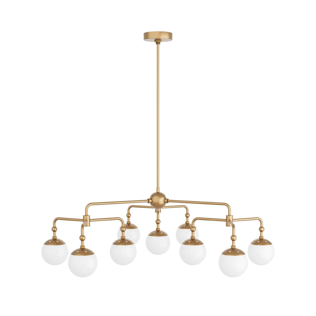 Sculptural Utica Chandelier – Gold — view 5