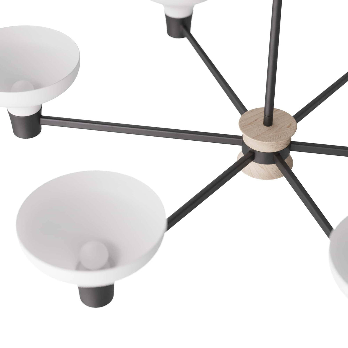 Sculptural Thatcher Chandelier — view 4