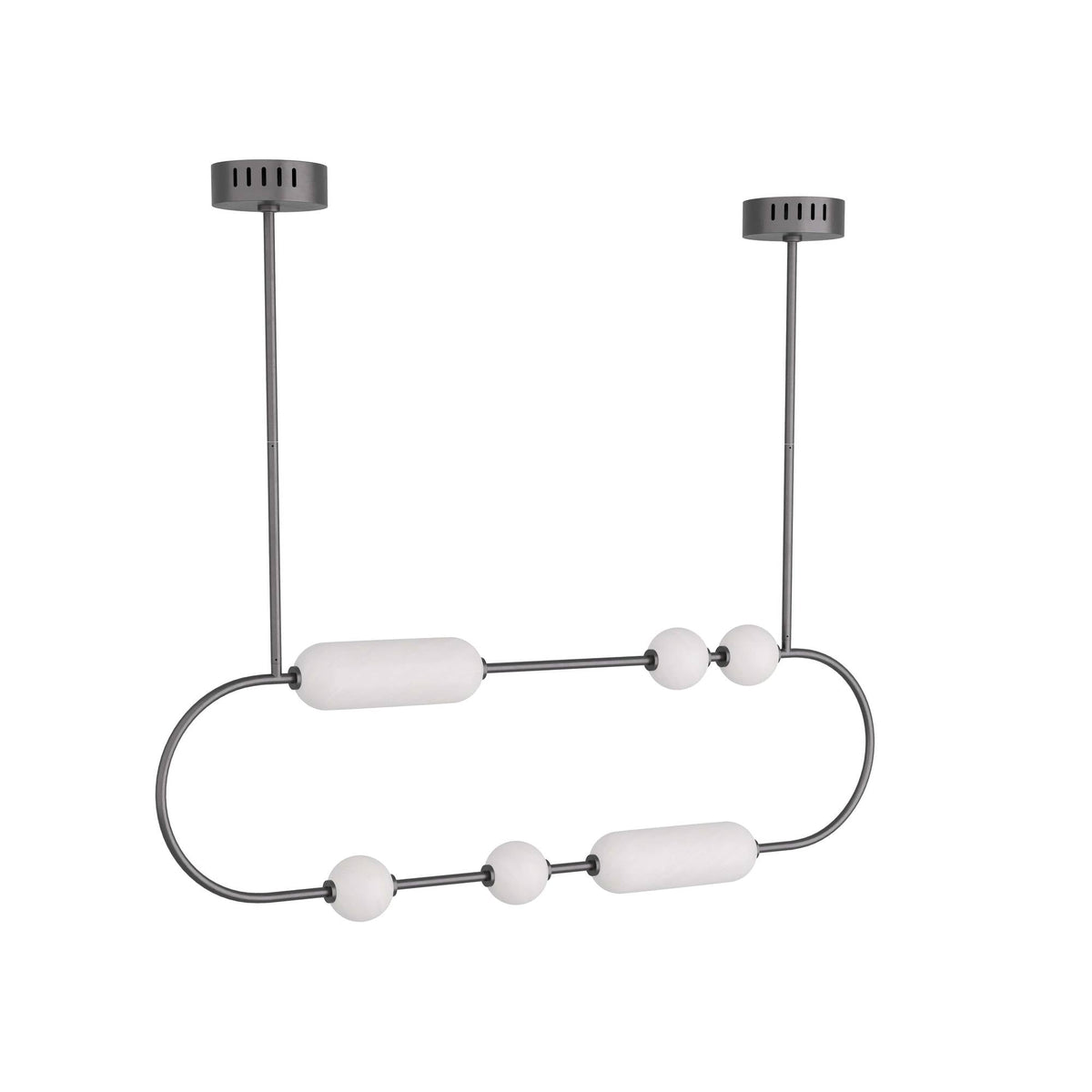 Sculptural Tenzin Linear Chandelier — view 1