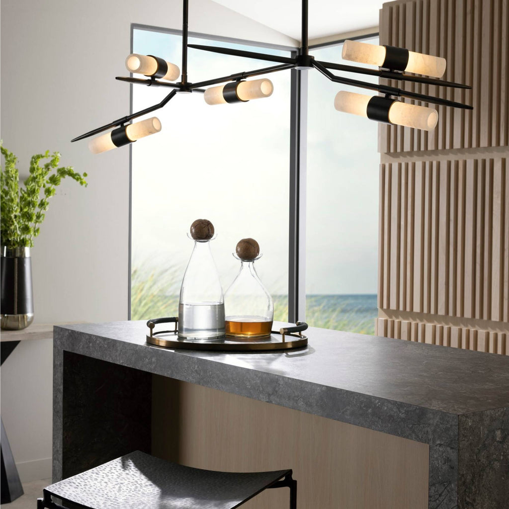 Sculptural Travis Chandelier — view 3