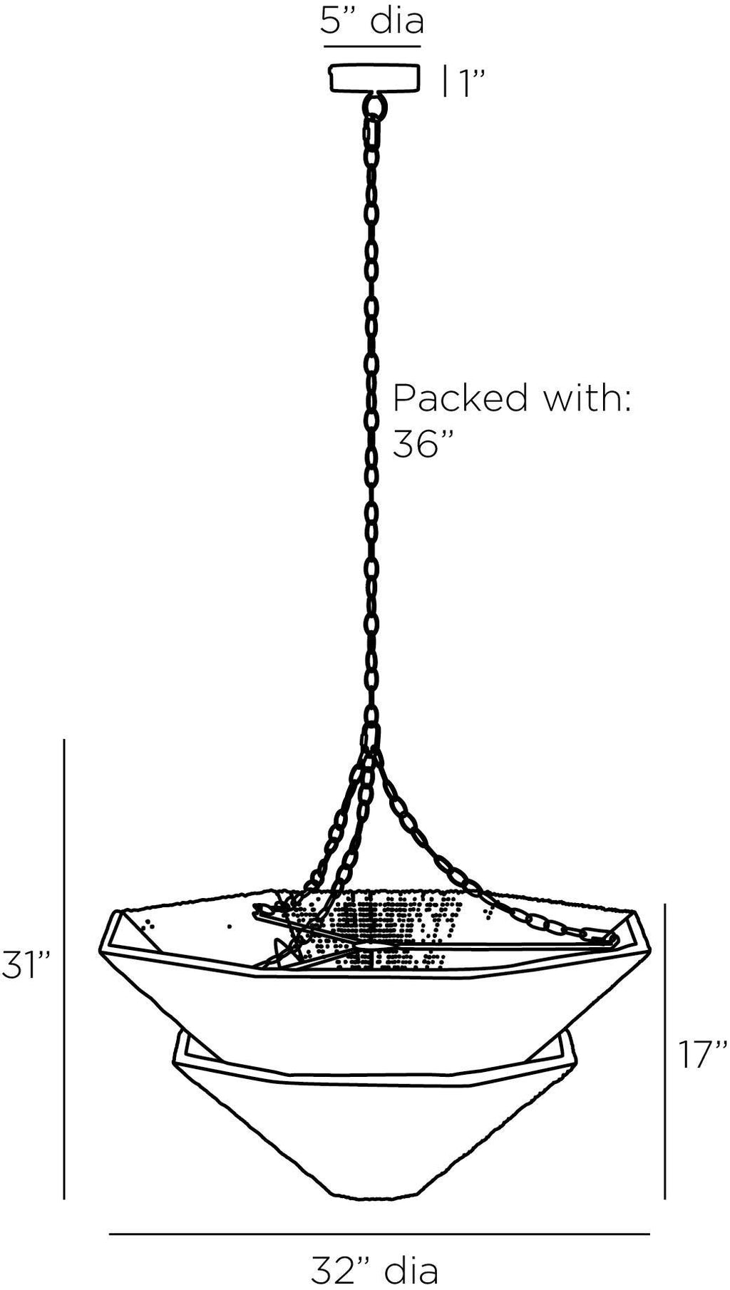 Artisan Anya Chandelier — view 8