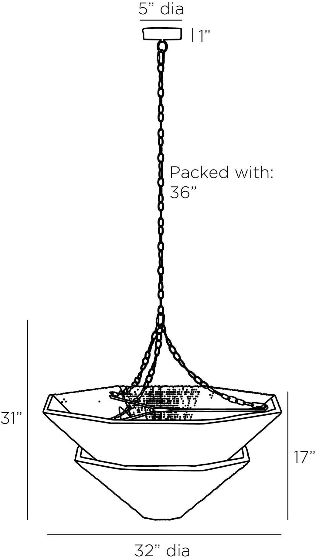 Artisan Anya Chandelier — view 8