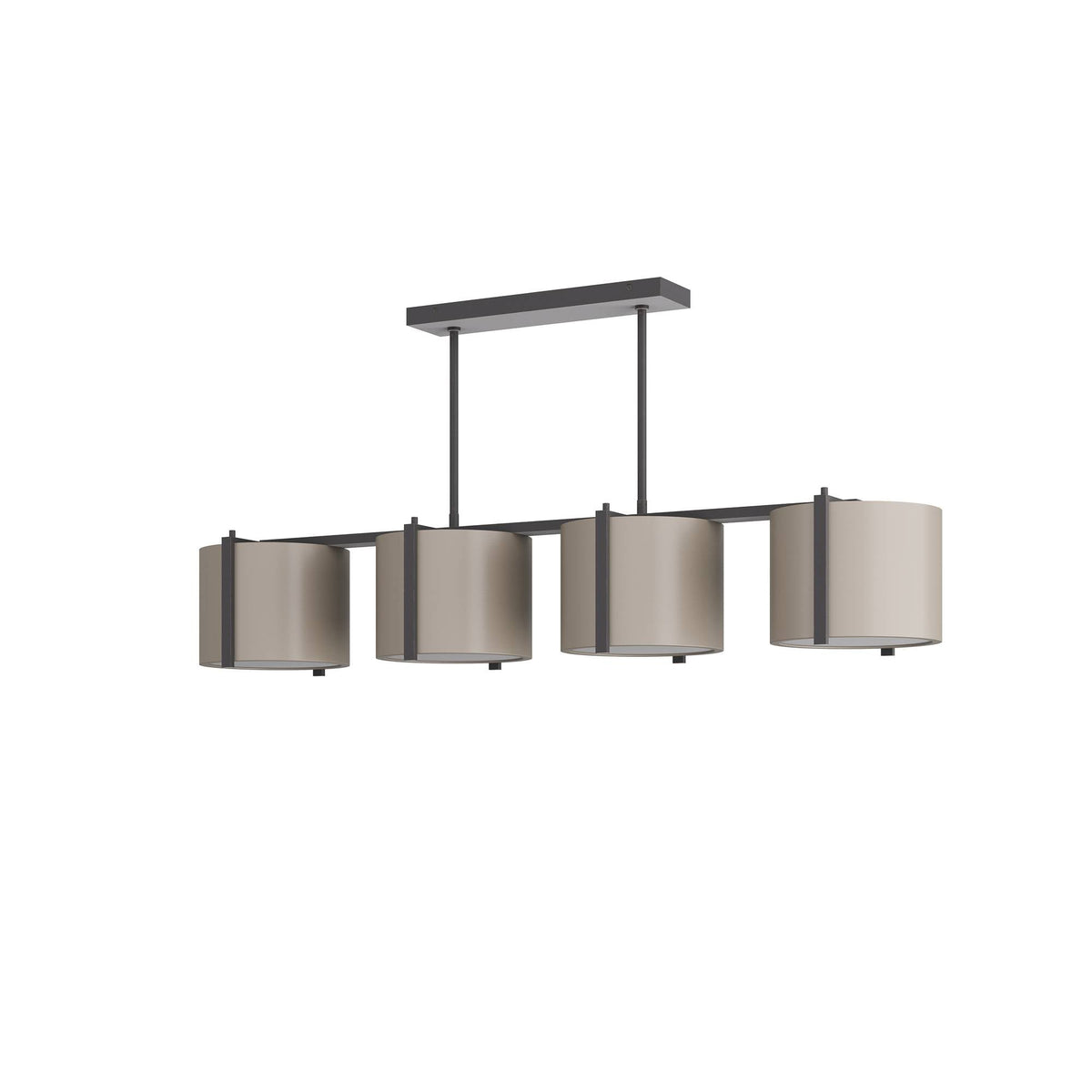 Sculptural Zachary Linear Chandelier — view 4