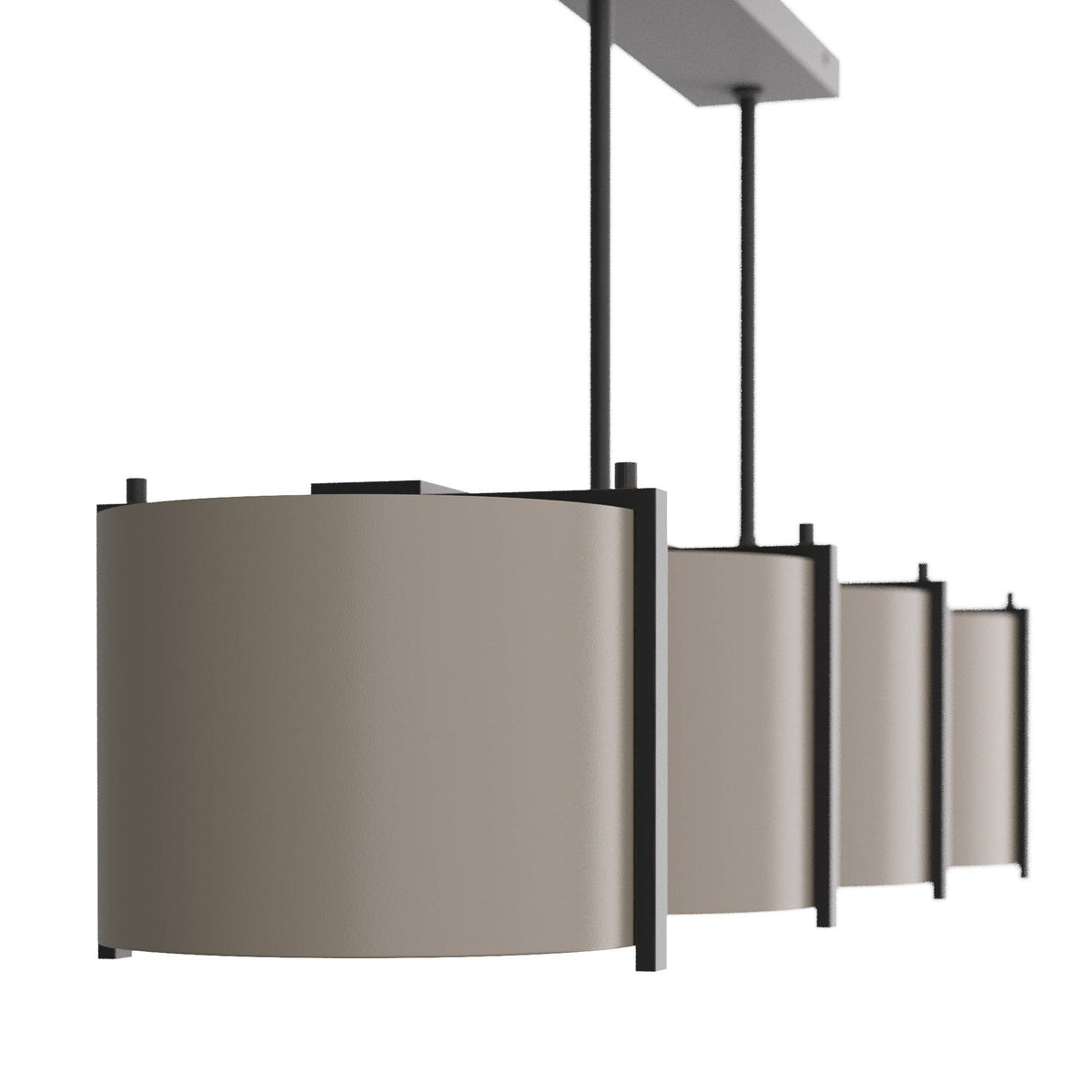 Sculptural Zachary Linear Chandelier — view 6