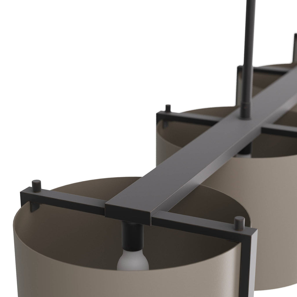 Sculptural Zachary Linear Chandelier — view 7