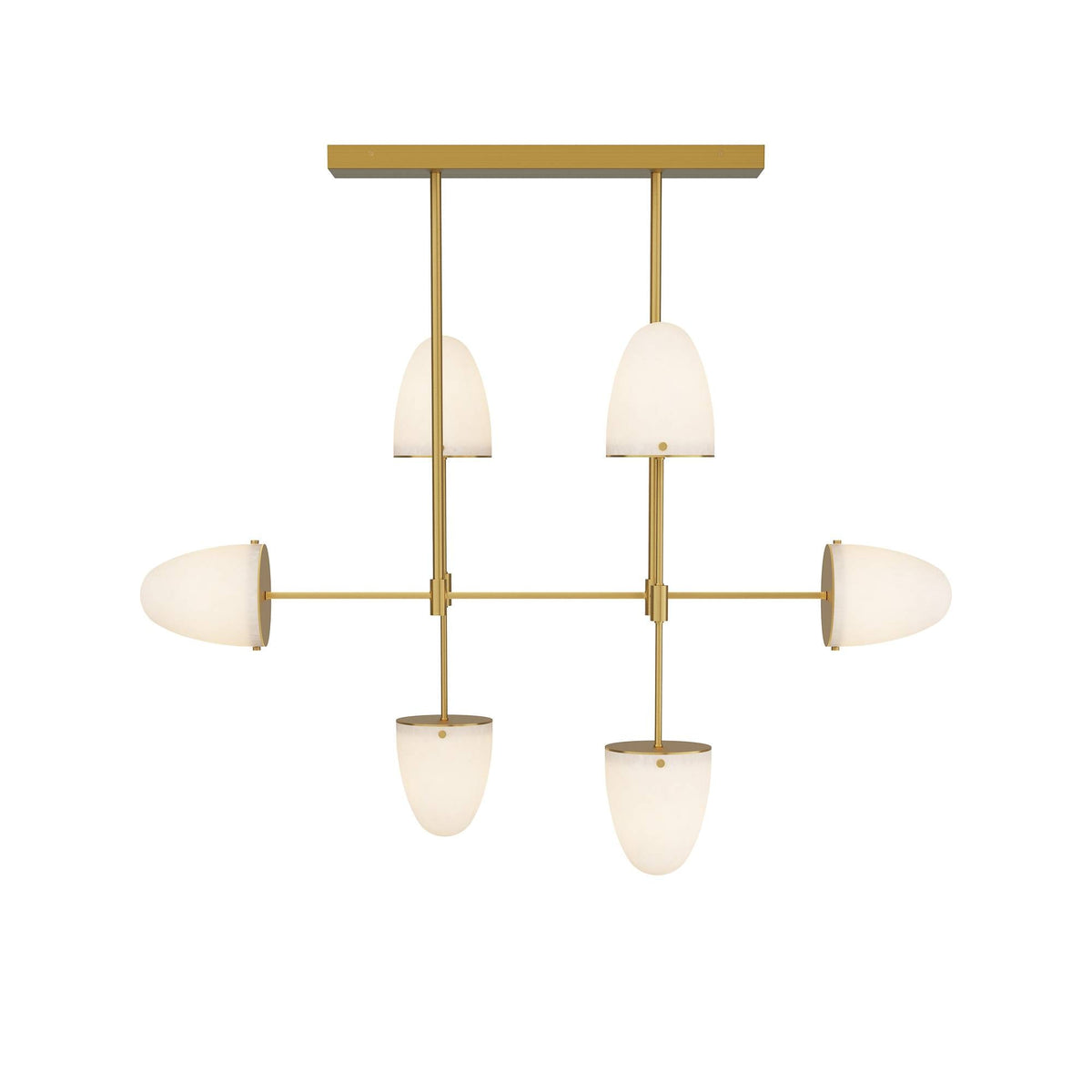Sculptural Alazani Linear Chandelier — view 1