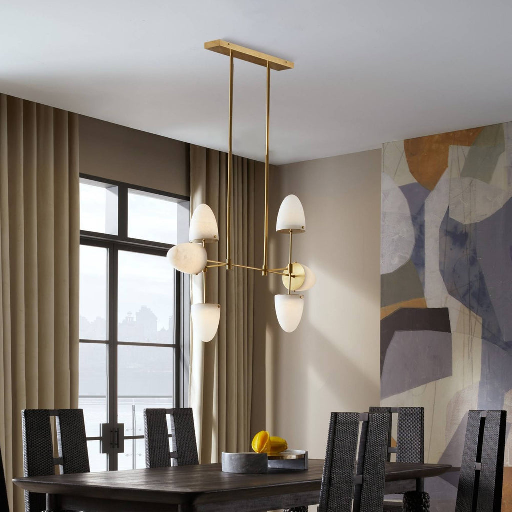 Sculptural Alazani Linear Chandelier — view 2