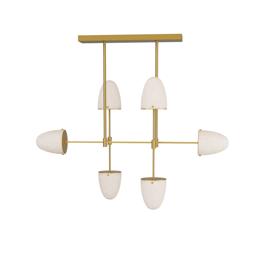 Sculptural Alazani Linear Chandelier — view 4