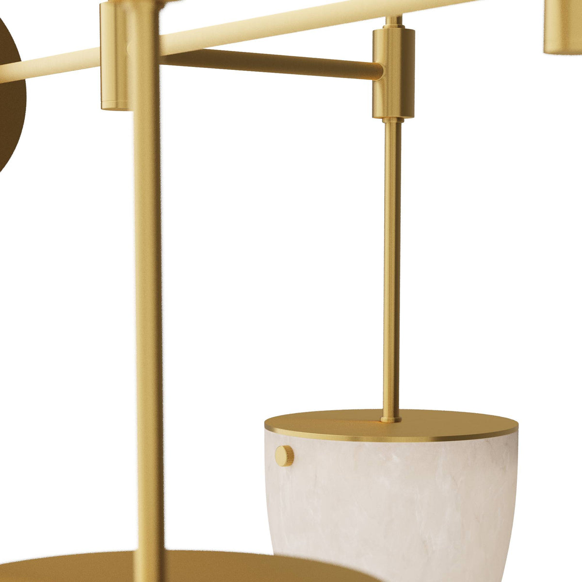 Sculptural Alazani Linear Chandelier — view 7