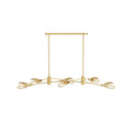 Sculptural Ximena Linear Chandelier — view 1