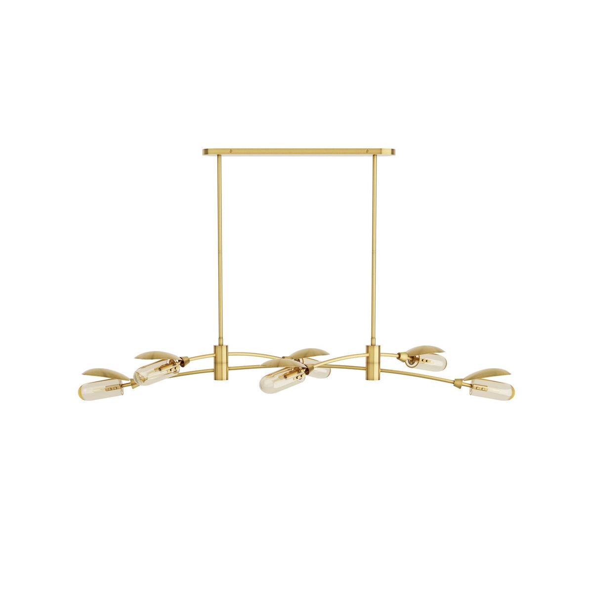 Sculptural Ximena Linear Chandelier — view 3