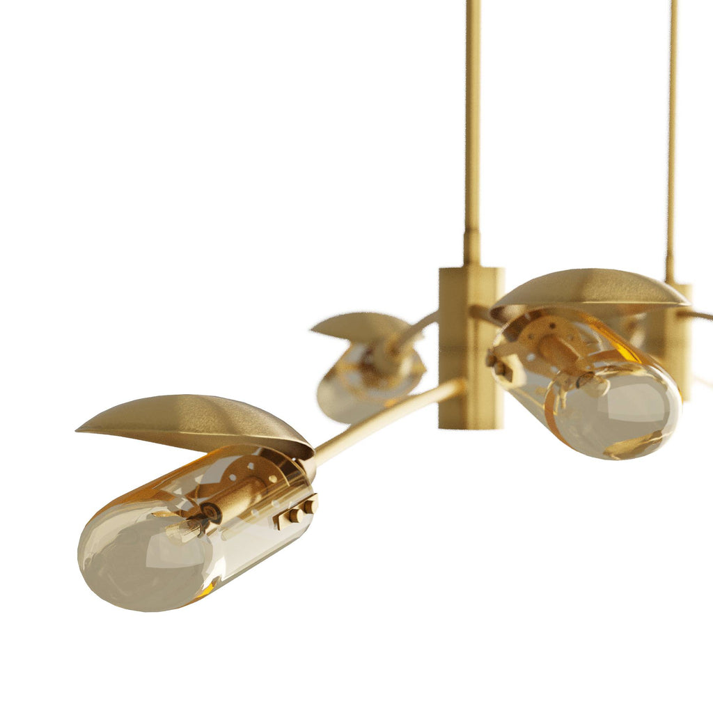 Sculptural Ximena Linear Chandelier — view 6