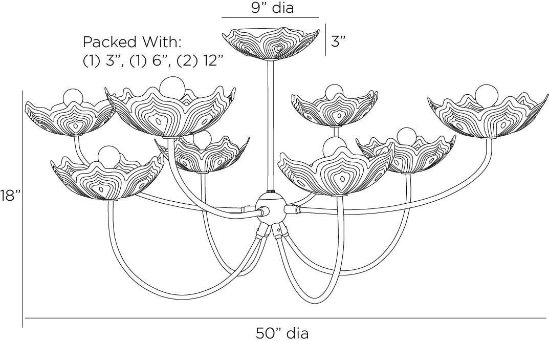 Signature Encinitas Chandelier — view 6