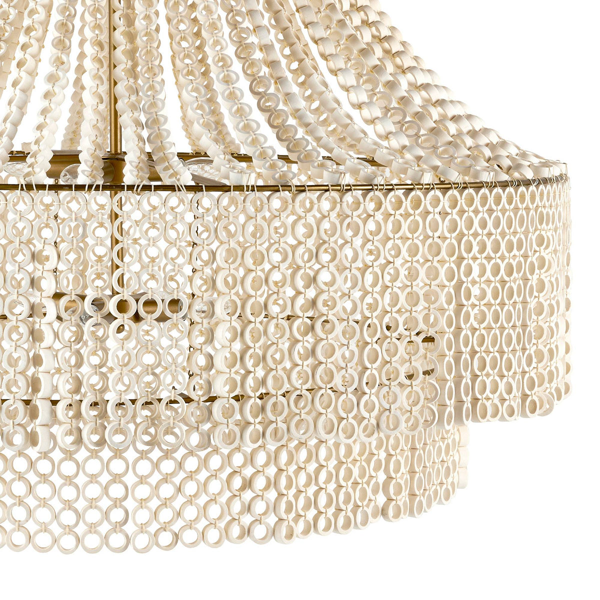 Heritage Hannie Large Chandelier – White — view 4