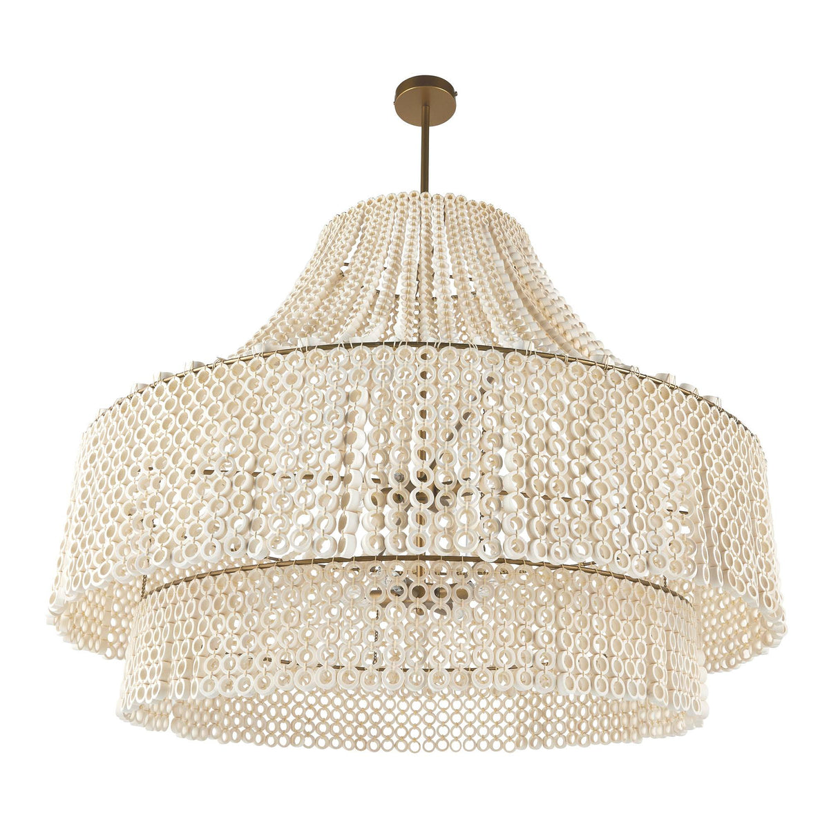 Heritage Hannie Large Chandelier – White — view 5