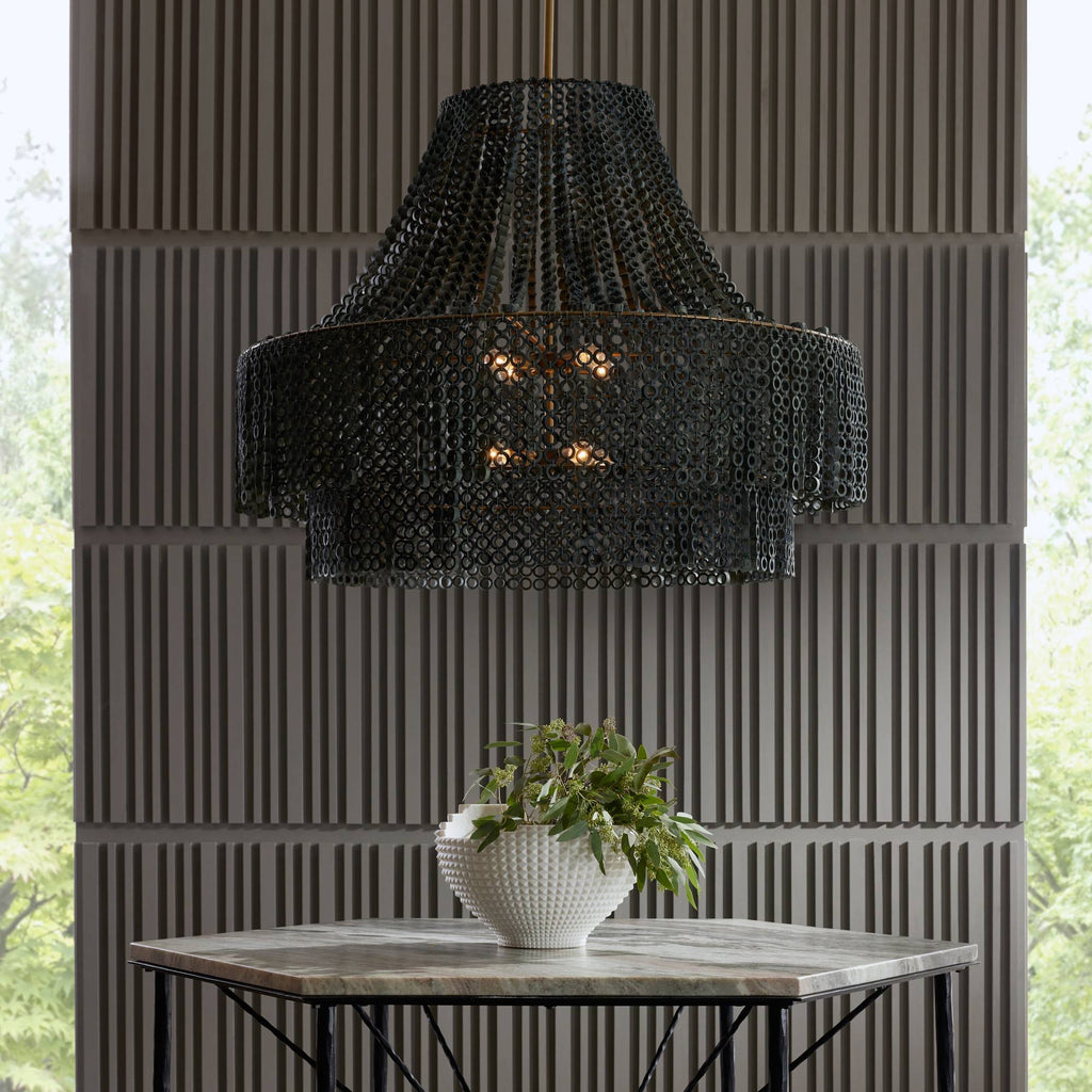 Heritage Hannie Large Chandelier – Gray — view 3