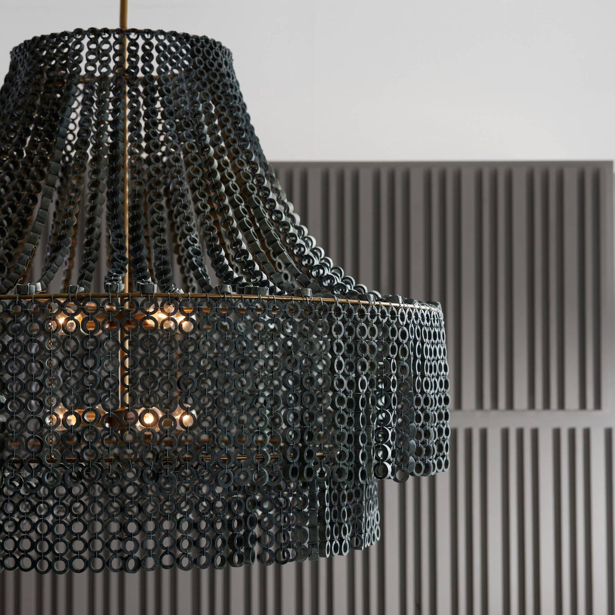 Heritage Hannie Large Chandelier – Gray — view 4