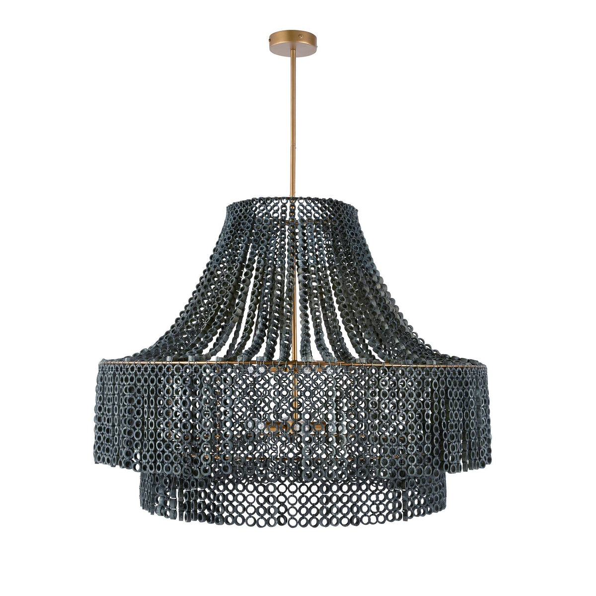 Heritage Hannie Large Chandelier – Gray — view 5