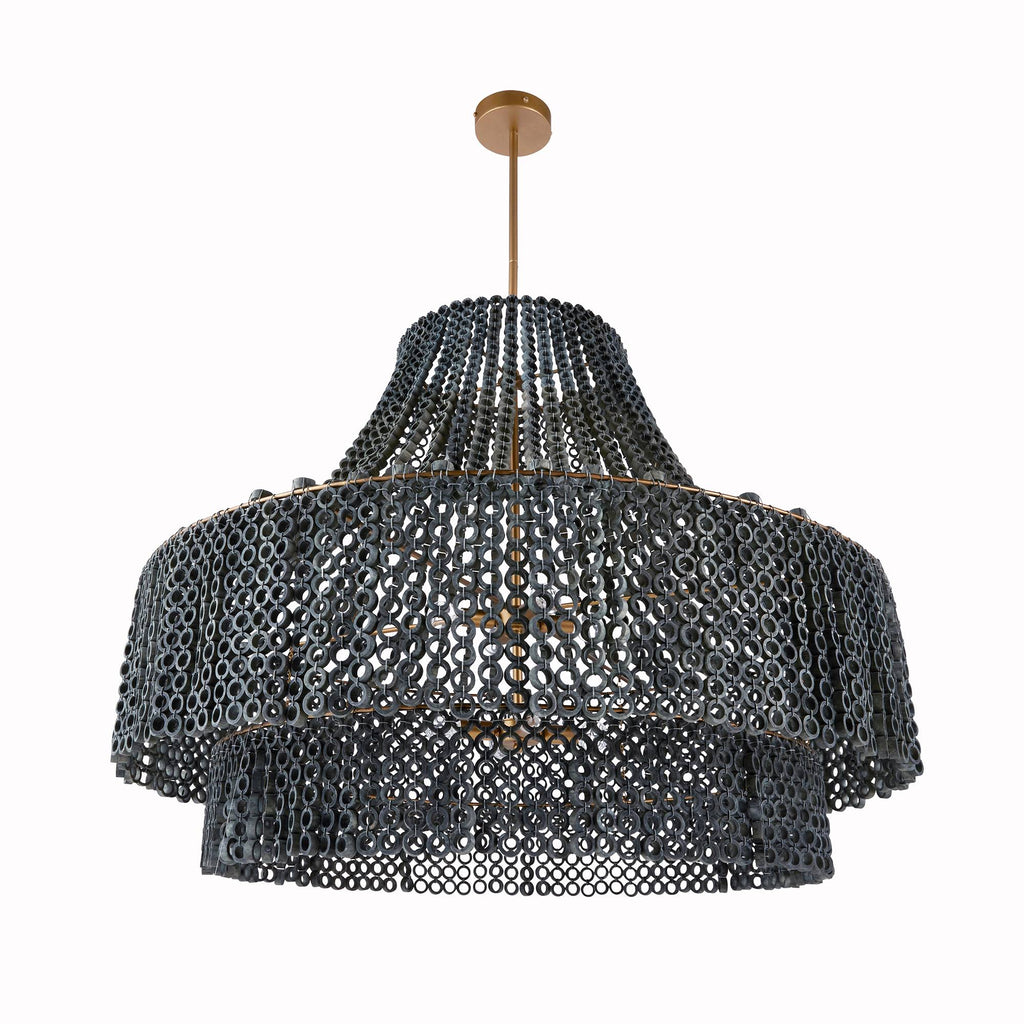 Heritage Hannie Large Chandelier – Gray — view 8