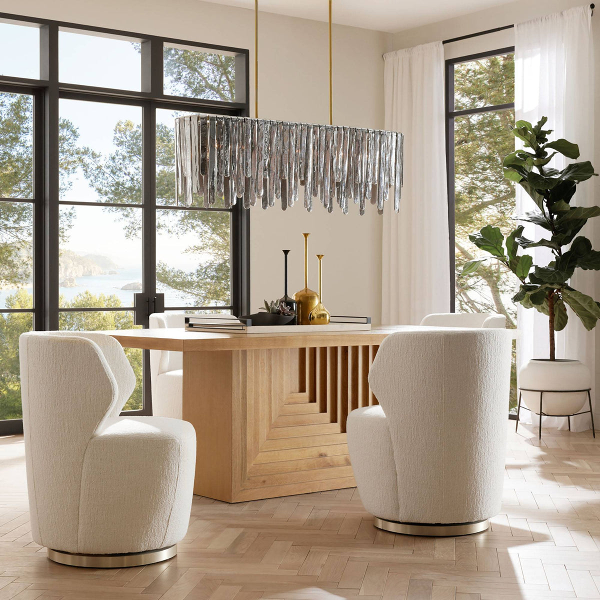 Artisan Leighton Linear Chandelier – Gray — view 2