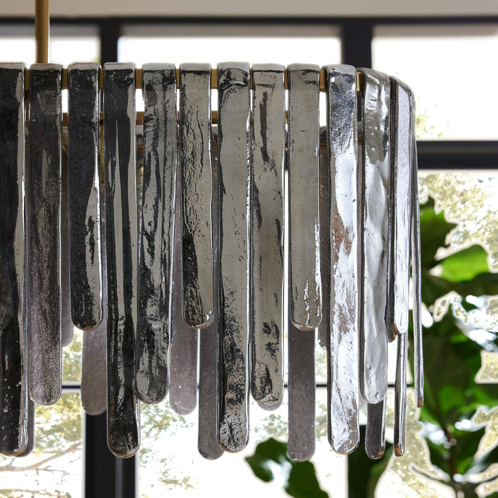 Artisan Leighton Linear Chandelier – Gray — view 3