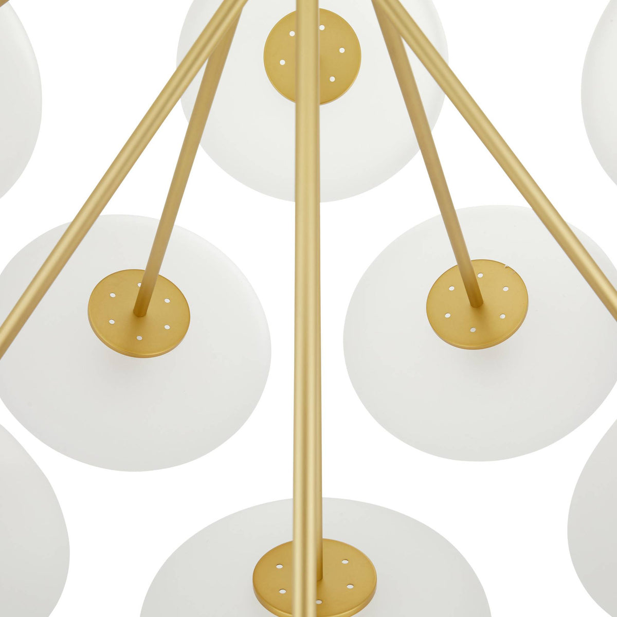 Sculptural Helios Chandelier — view 10