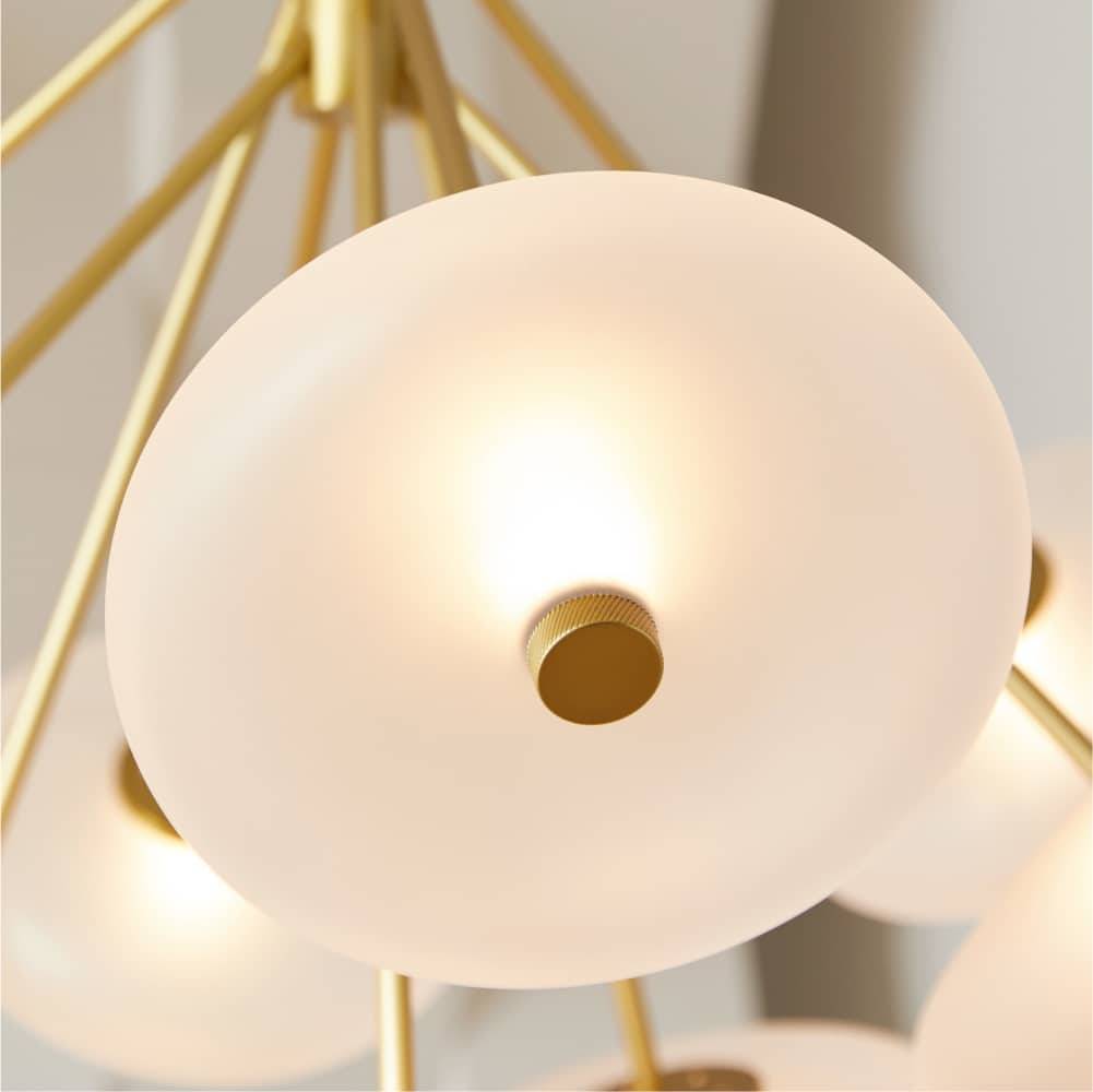 Sculptural Helios Chandelier — view 4