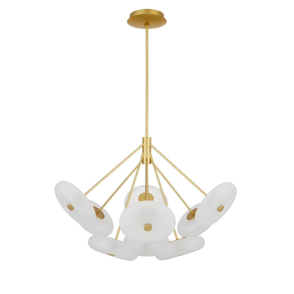 Sculptural Helios Chandelier — view 5