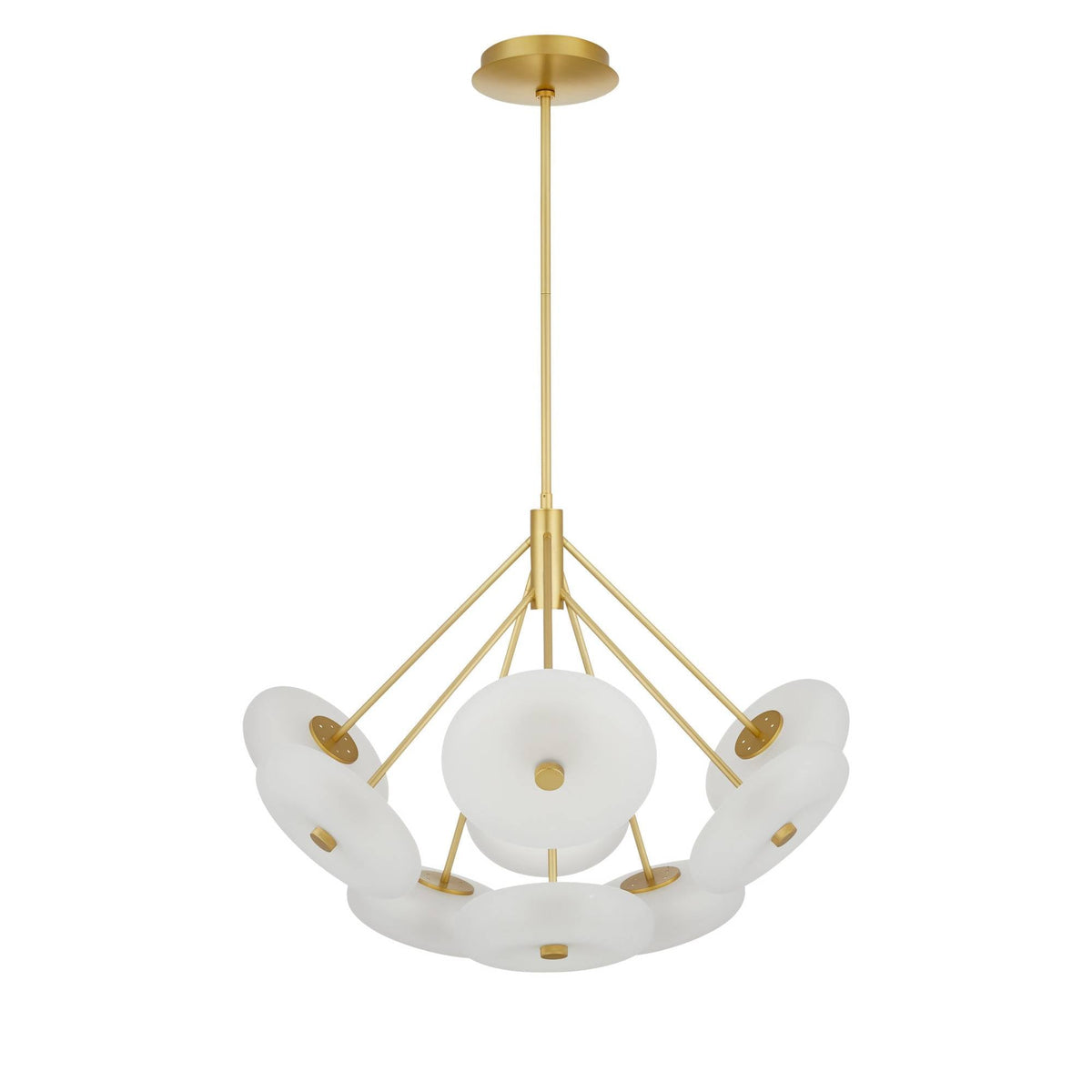 Sculptural Helios Chandelier — view 7