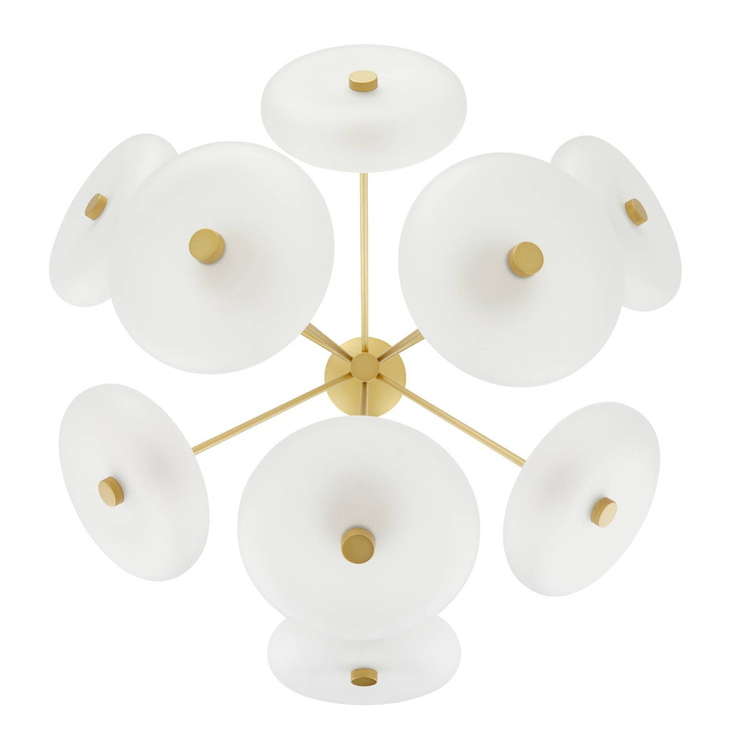 Sculptural Helios Chandelier — view 9