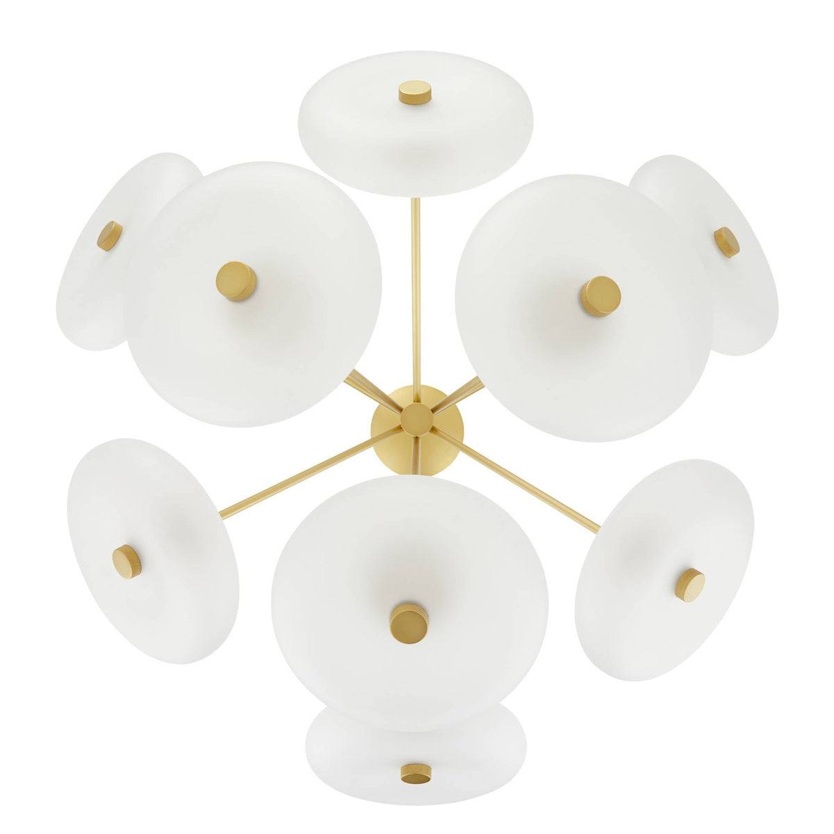 Sculptural Helios Chandelier — view 9