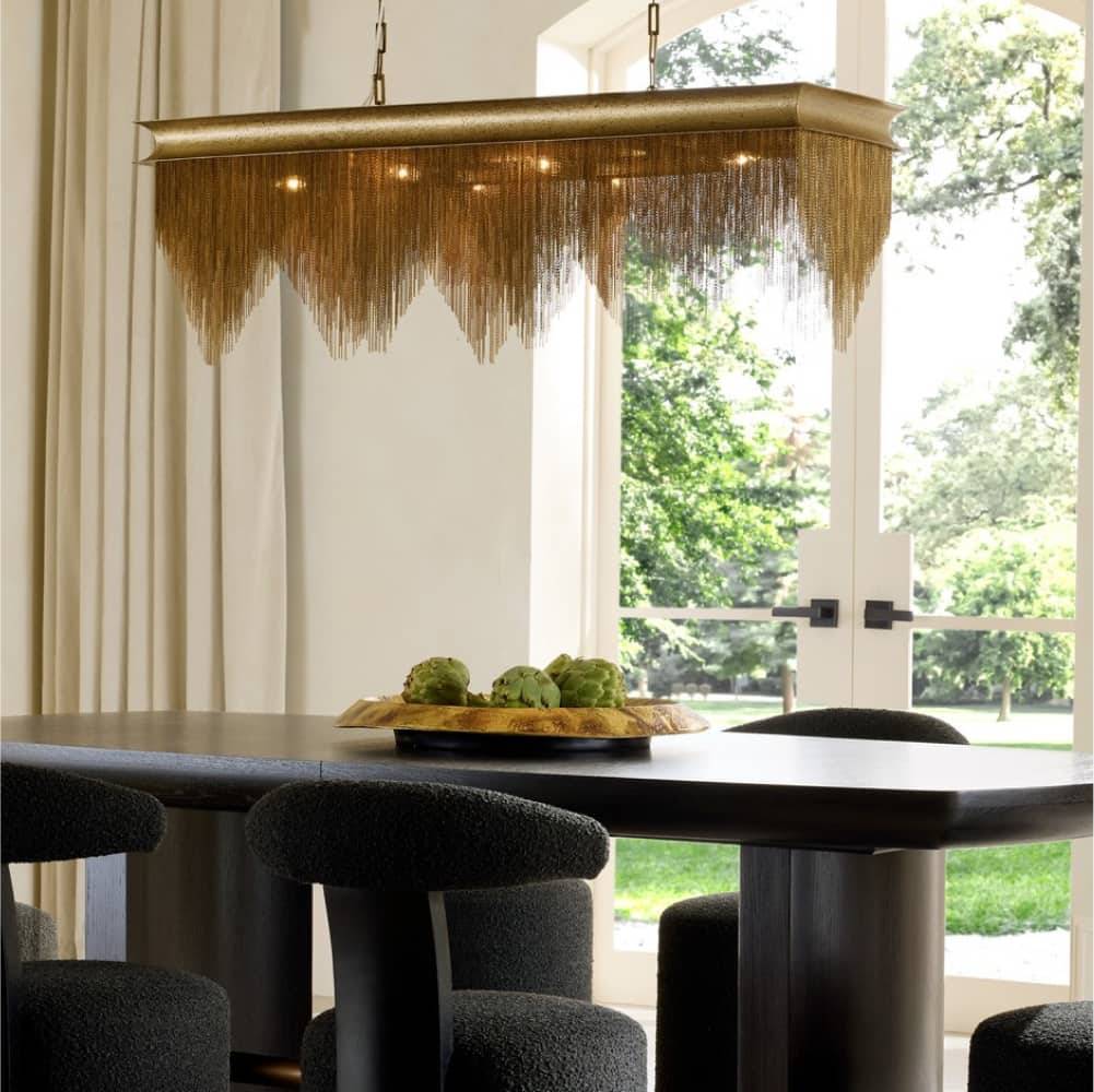 Heritage Heiress Linear Chandelier — view 2