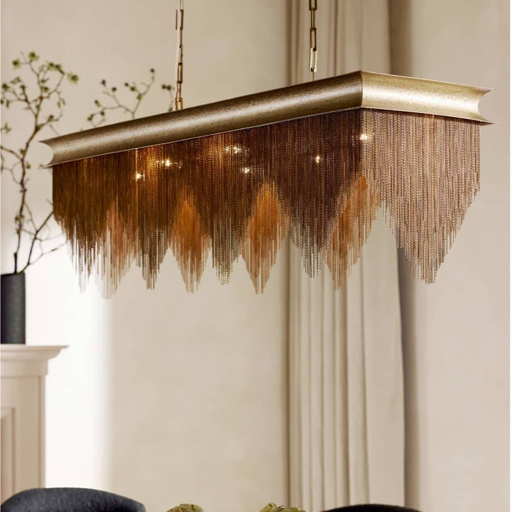 Heritage Heiress Linear Chandelier — view 3