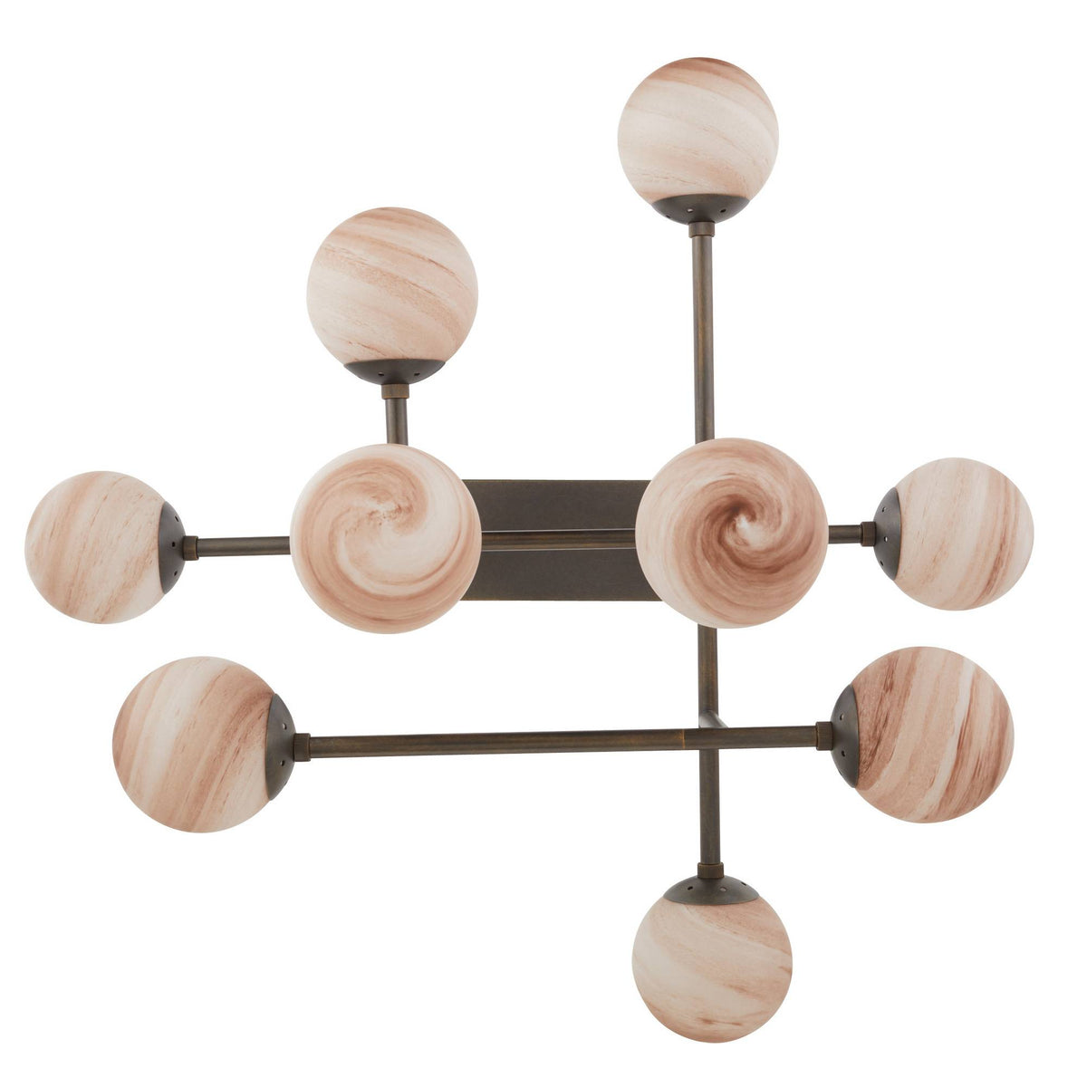 Sculptural Hadden Linear Chandelier — view 10