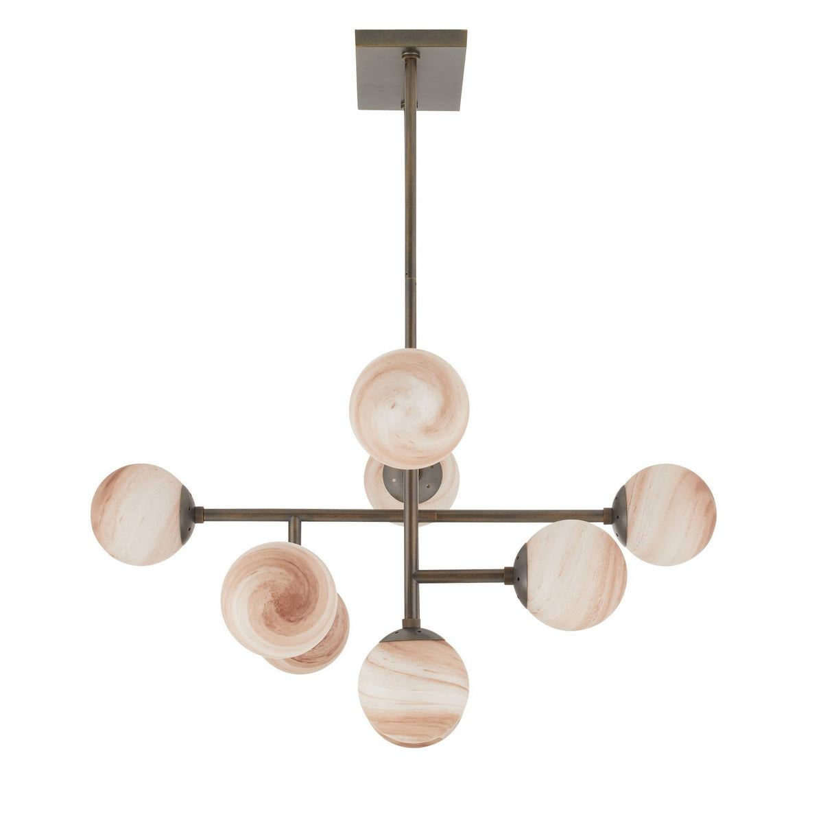 Sculptural Hadden Linear Chandelier — view 6