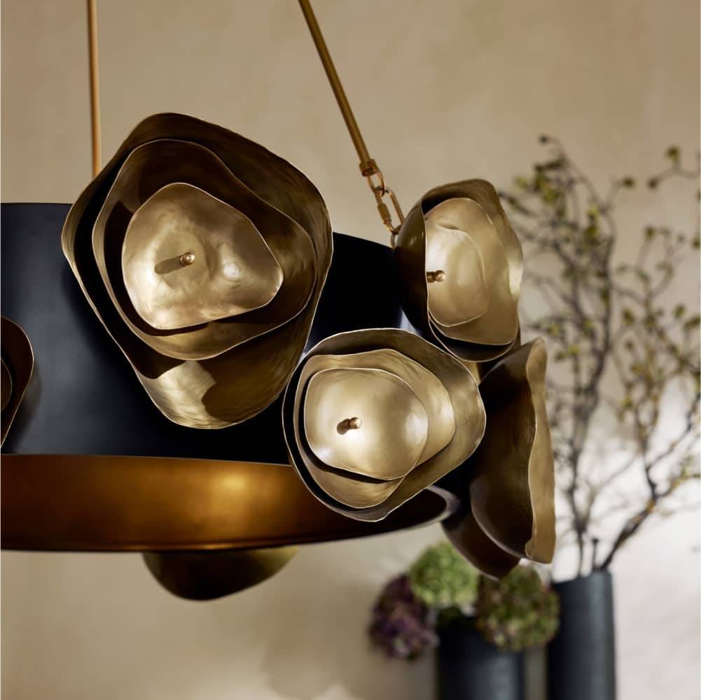 Sculptural Gaia Chandelier — view 3