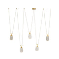 Sculptural Melt Chandelier – Gold — view 1