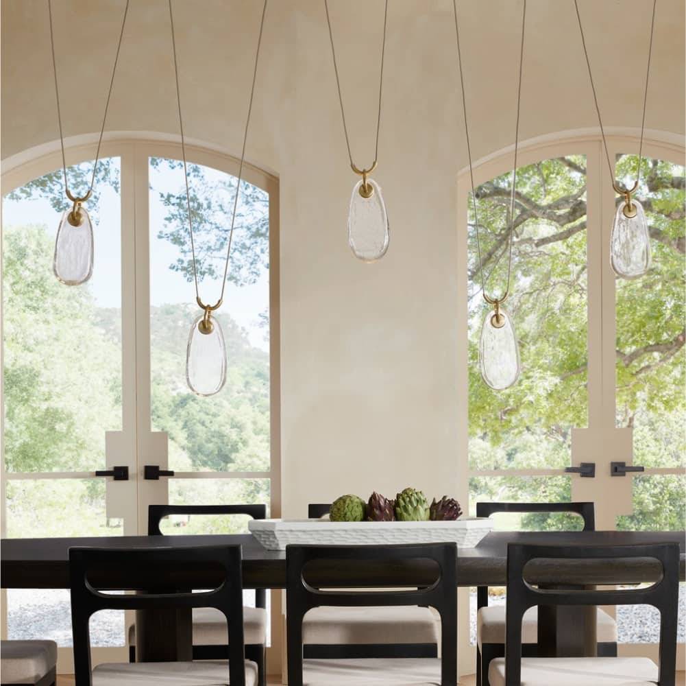 Sculptural Melt Chandelier – Gold — view 2