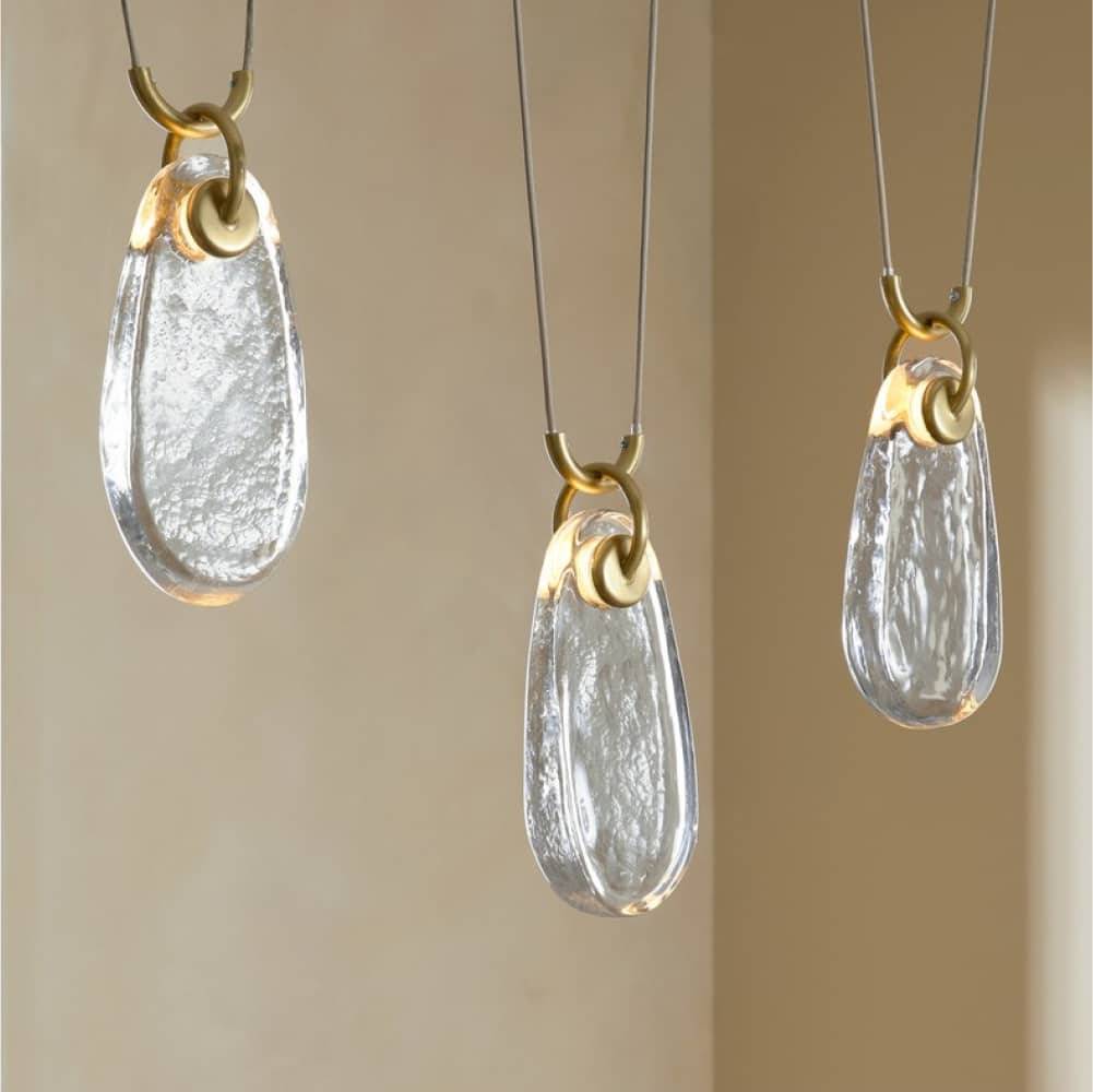 Sculptural Melt Chandelier – Gold — view 3
