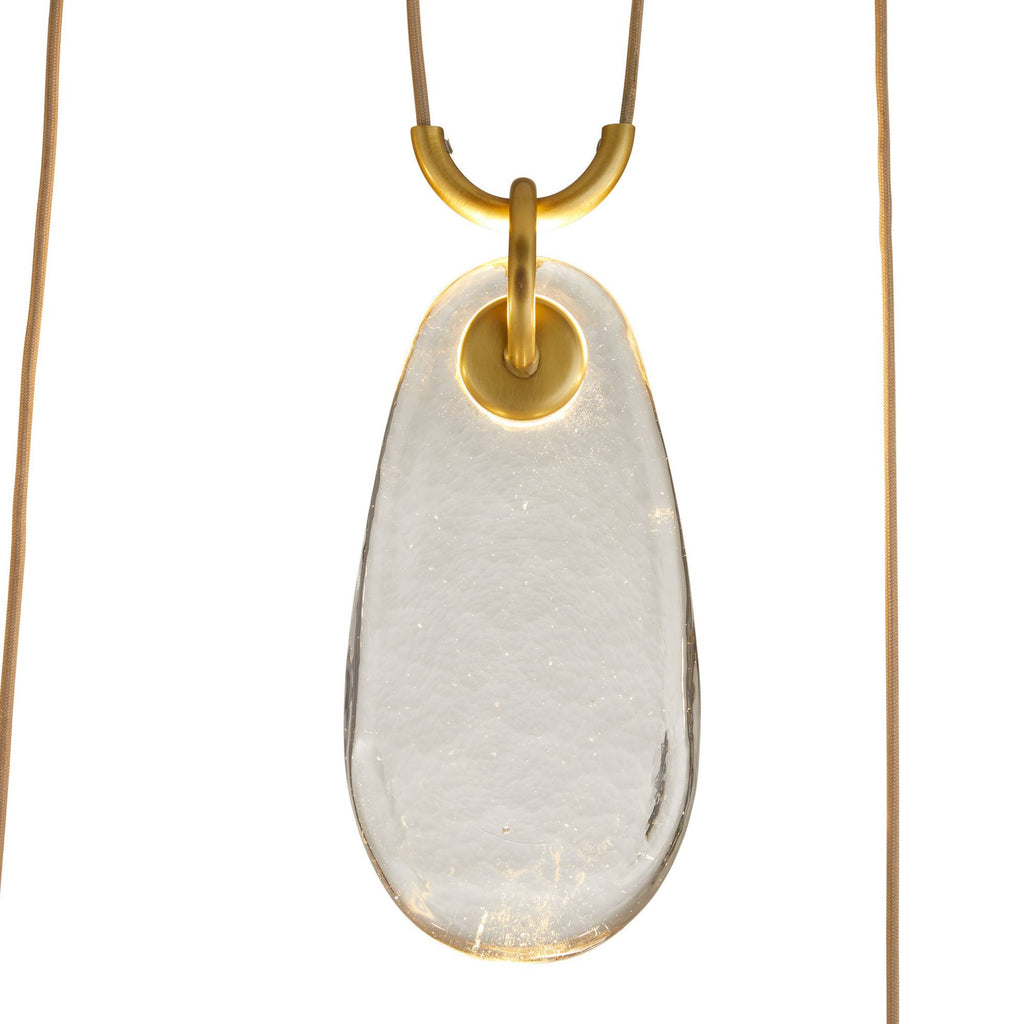 Sculptural Melt Chandelier – Gold — view 7