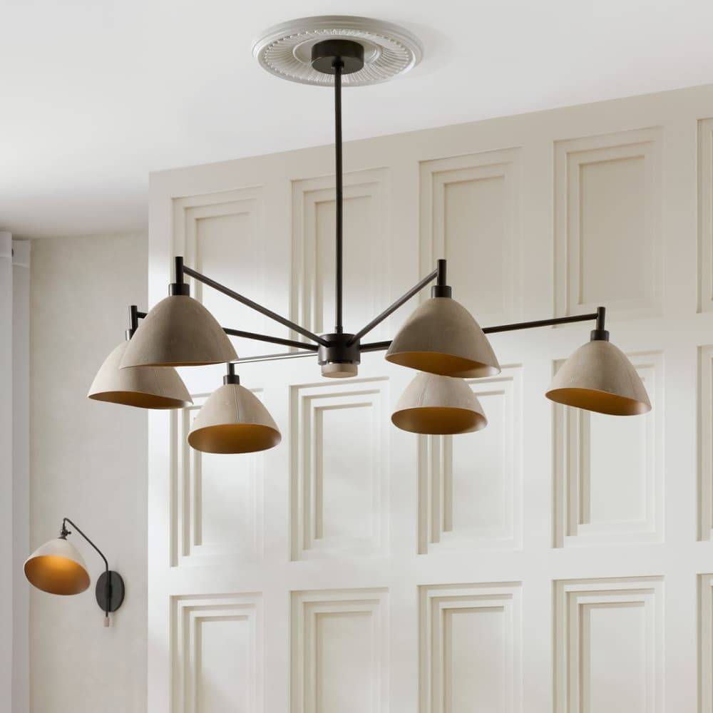 Sculptural Inlet Chandelier — view 3