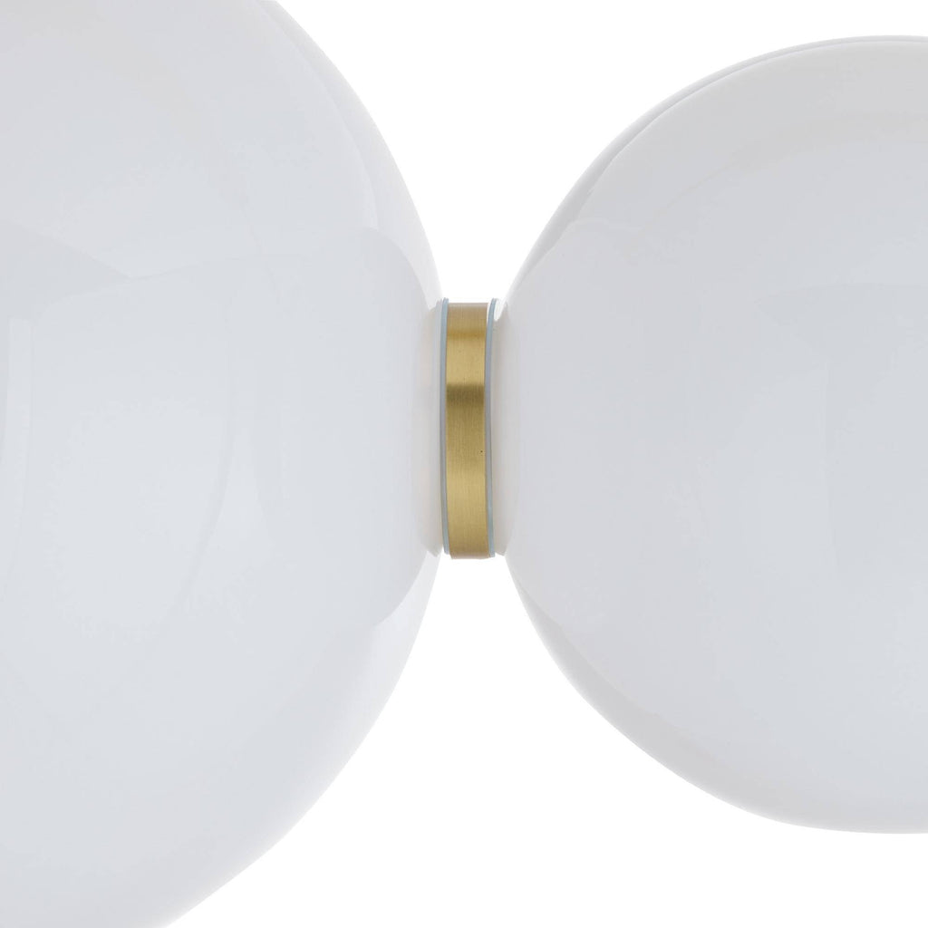 Sculptural Raphael Linear Chandelier – White — view 10