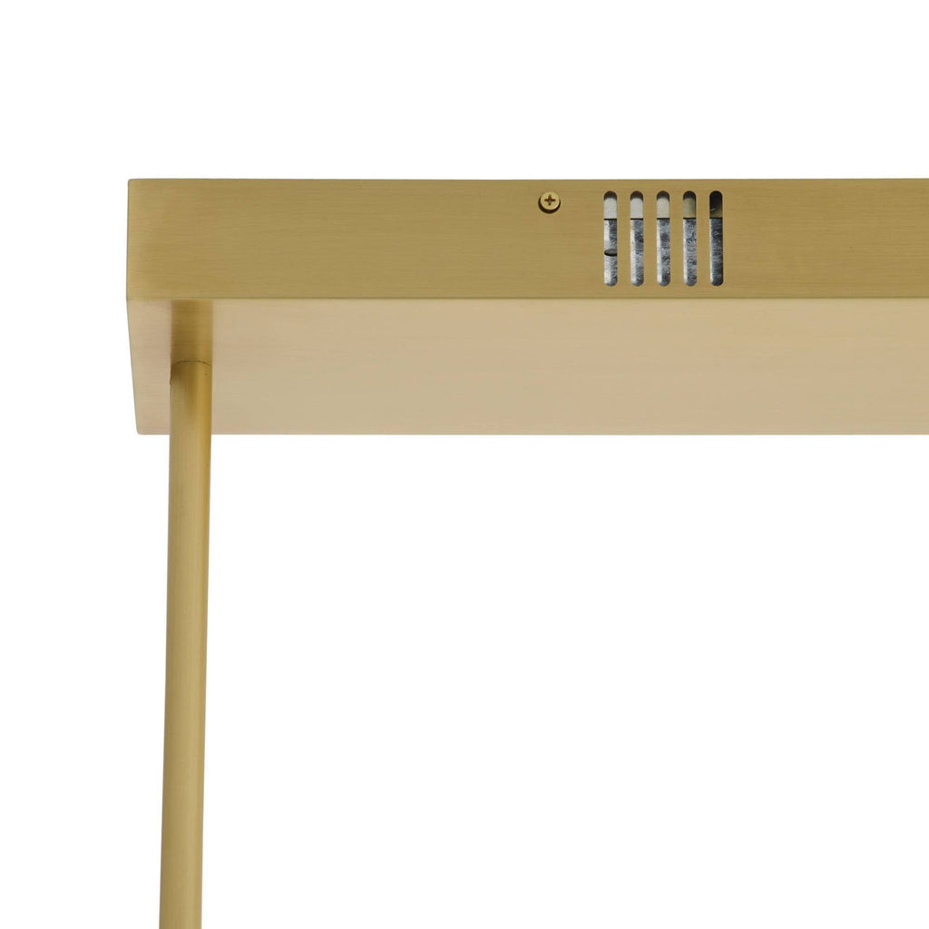 Sculptural Raphael Linear Chandelier – White — view 8