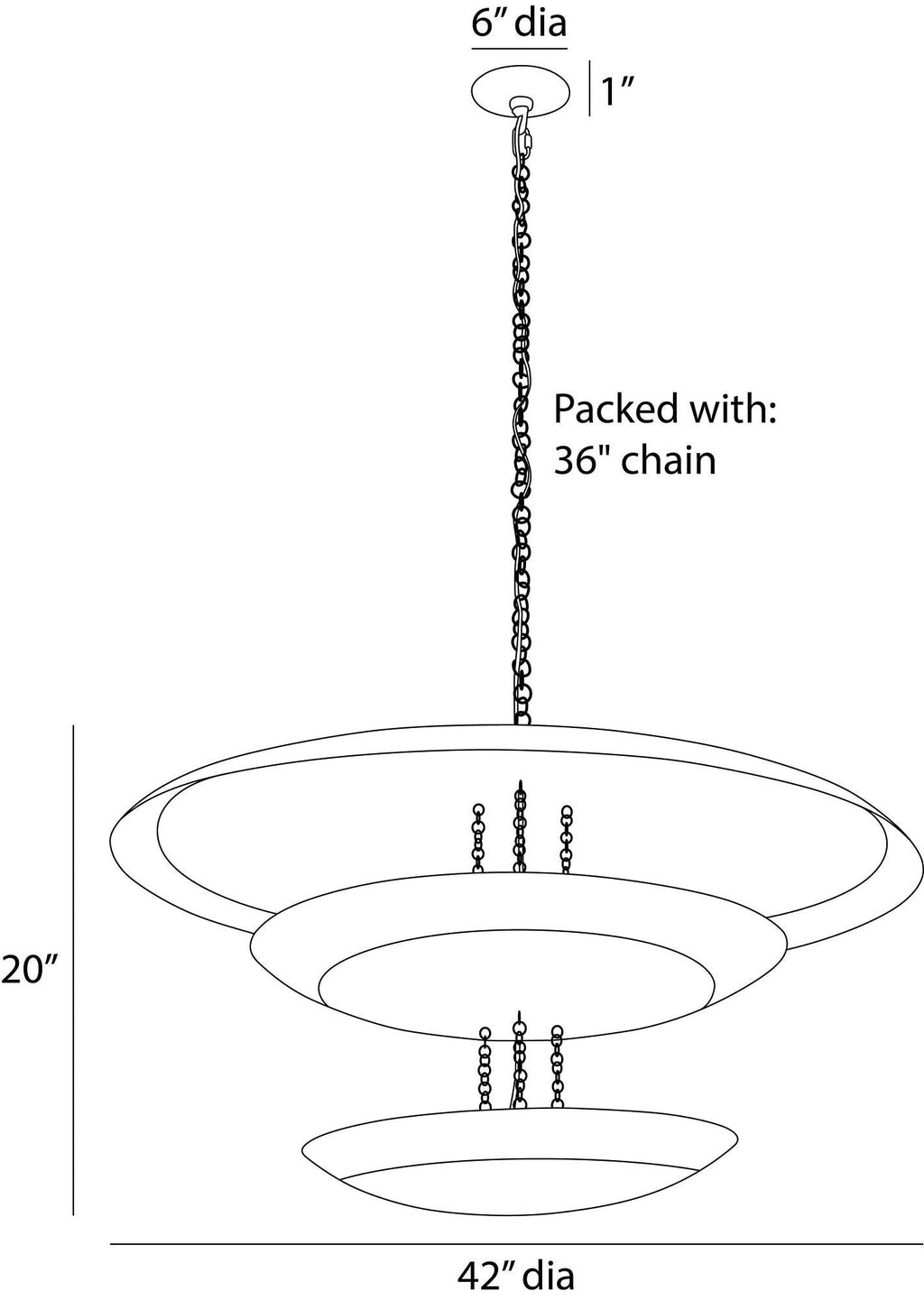 Sculptural Florko Grand Chandelier — view 14