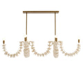 Sculptural Kalama Linear Chandelier — view 1