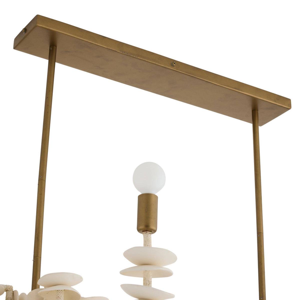 Sculptural Kalama Linear Chandelier — view 11